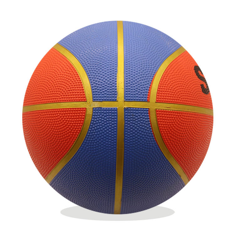 Red & Blue Official Size 5 Basketball – Durable Outdoor Sports Ball